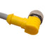 Used Turck WK 4.4T-4-WS 4.4T/S101 Extension Cable, 90° M12 4-Pin Male to Female, 4m