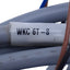 Used Turck WKC 6T-8 Single-Ended Cordset M12 Right-Angle 6-Pin Female, 10ft Length