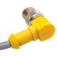Used Turck WK 4.4T-4-WS 4.4T Extension Cable Right Angle M12 4-Pin Male to Female, 4m