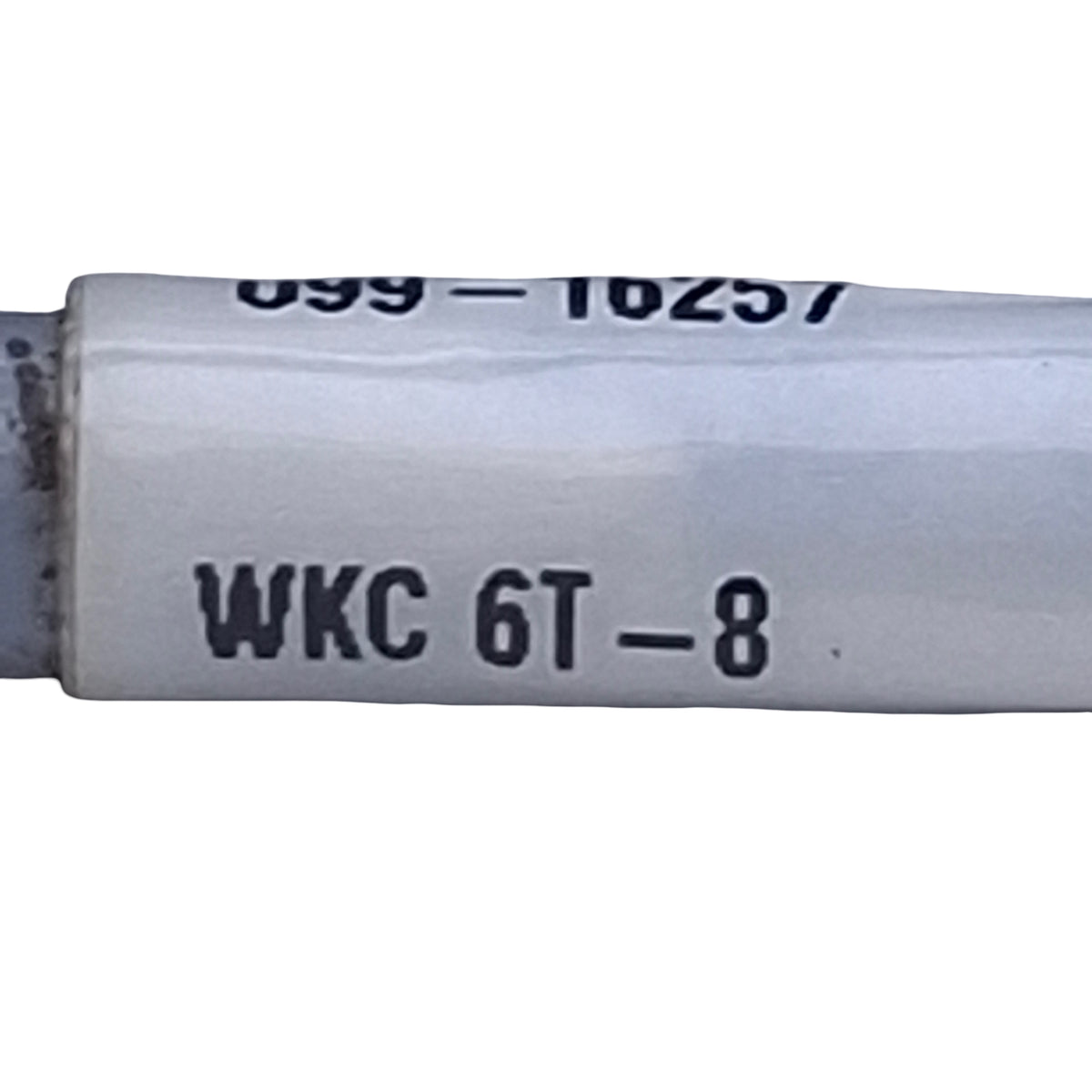 Used Turck WKC 6T-8 Single-Ended Cordset M12 Right-Angle 6-Pin Female, 16ft Length