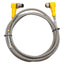 Used Turck WKC 6T-2-WSC 6T/S101 Extension Cable, 90° M12 6-Pin Male to Female, 2m