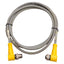 Used Turck WKC 6T-2-WSC 6T/S101 Extension Cable, 90° M12 6-Pin Male to Female, 2m