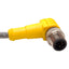 Used Turck WKC 6T-2-WSC 6T/S101 Extension Cable, 90° M12 6-Pin Male to Female, 2m