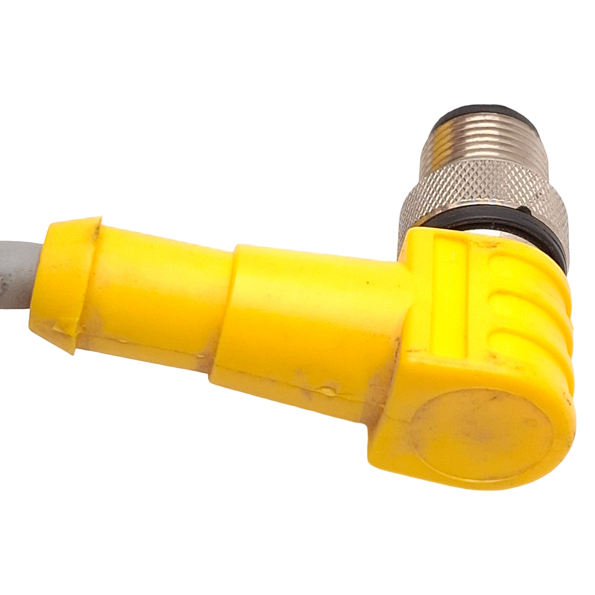 Used Turck WKC 6T-2-WSC 6T/S101 Extension Cable, 90° M12 6-Pin Male to Female, 2m