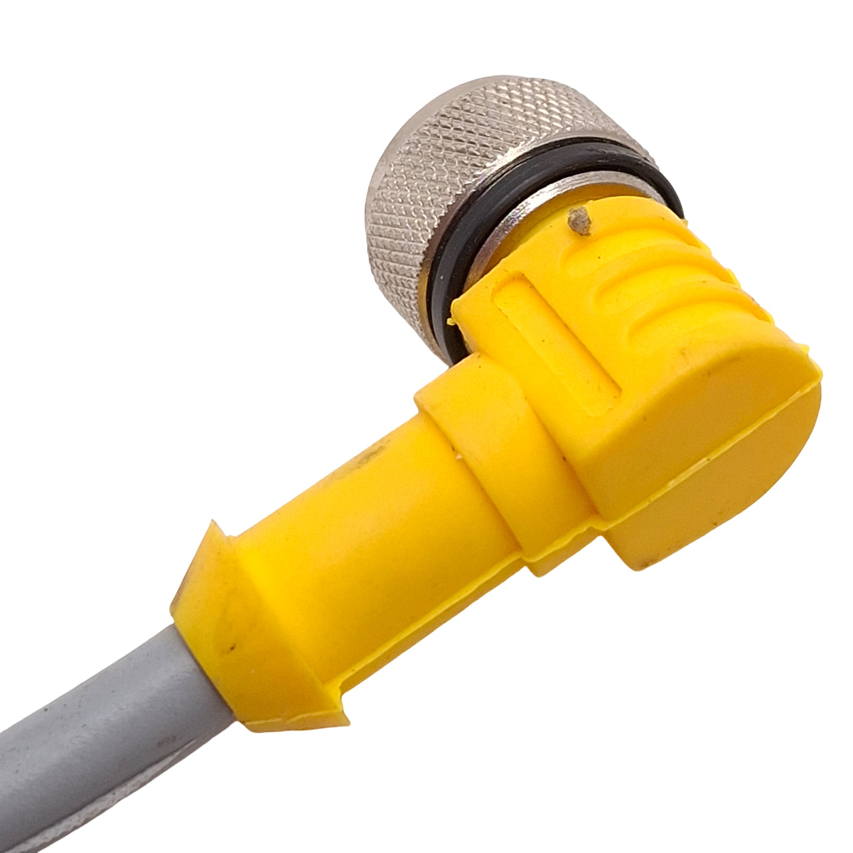 Used Turck WK 4.6T-2-WS 4.6T Extension Cable Right Angle M12 6-Pin Male to Female, 2m