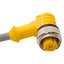 Used Lot of 3 Turck WK 4.4T-2-WS 4.4T Extension Cable 90° M12 4-Pin Male to Female 2m
