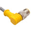 Used Lot of 3 Turck WK 4.4T-2-WS 4.4T Extension Cable 90° M12 4-Pin Male to Female 2m