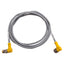 Used Lot of 3 Turck WK 4.4T-2-WS 4.4T Extension Cable 90° M12 4-Pin Male to Female 2m