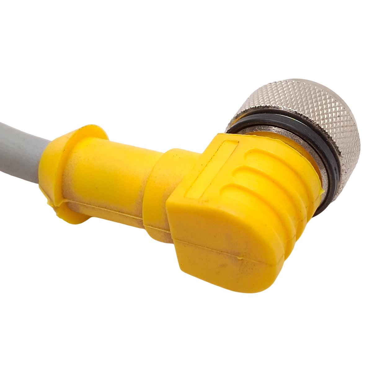 Used Turck WK 4.4T-5-WS 4.4T/S101 Extension Cable, 90° M12 4-Pin Male to Female, 5m