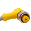 Used Turck WK 4.4T-5-WS 4.4T/S101 Extension Cable, 90° M12 4-Pin Male to Female, 5m