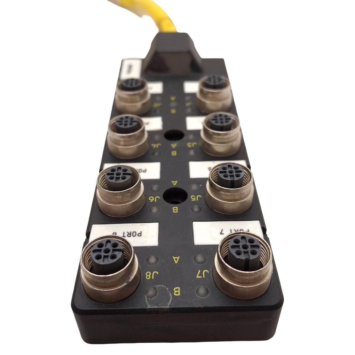 Used Turck 8MB12Z-5-5 Eurofast Junction Box, 30V 4A, (8x) M12 5-Pin Female, 3m Lead