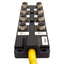 Used Turck 8MB12Z-5-5 Eurofast Junction Box, 30V 4A, (8x) M12 5-Pin Female, 3m Lead
