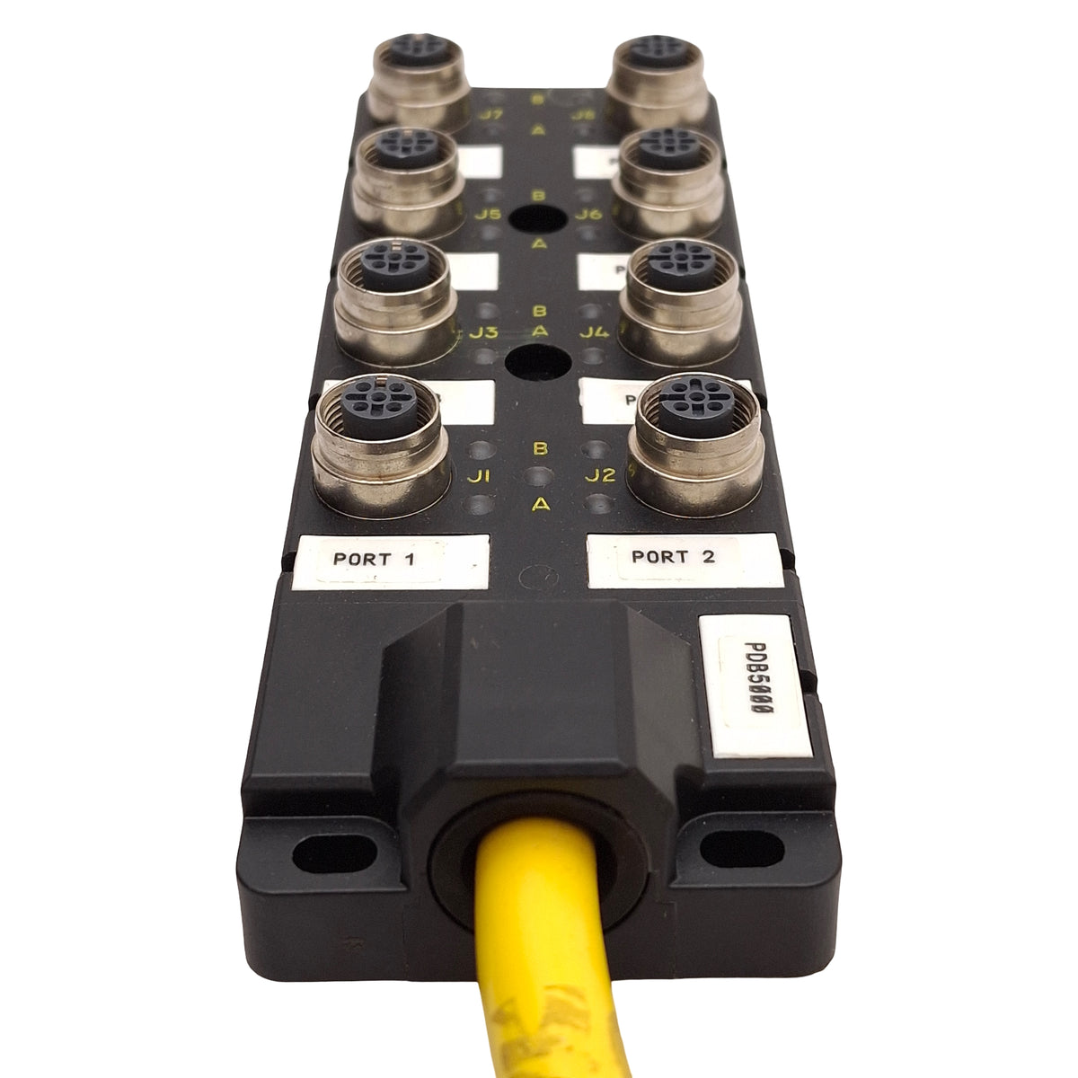 Used Turck 8MB12Z-5-5 Eurofast Junction Box, 30V 4A, (8x) M12 5-Pin Female, 3m Lead
