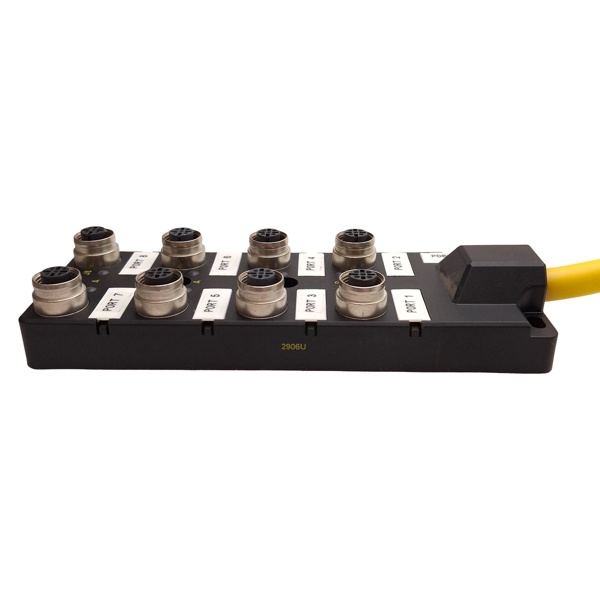 Used Turck 8MB12Z-5-5 Eurofast Junction Box, 30V 4A, (8x) M12 5-Pin Female, 4m Lead