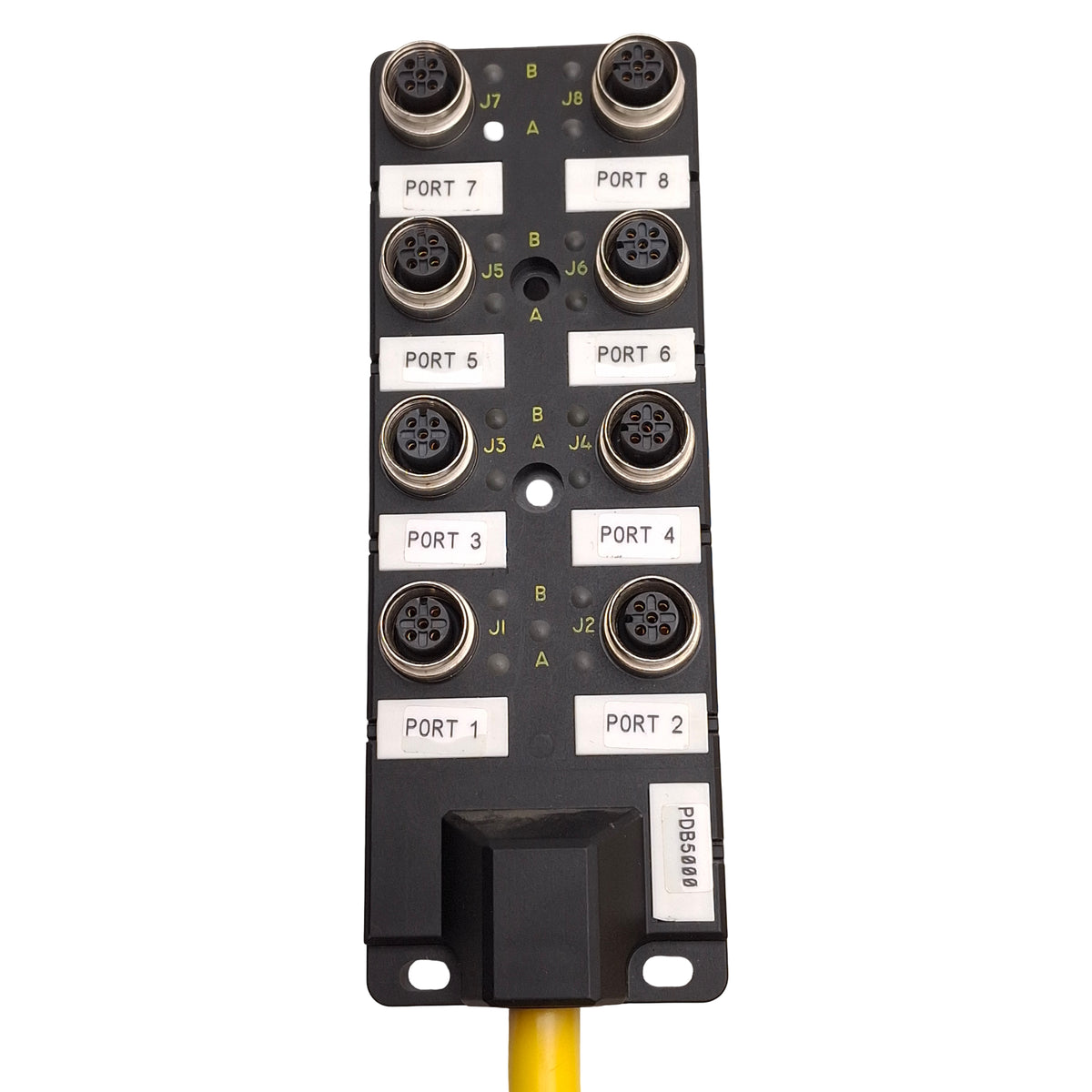 Used Turck 8MB12Z-5-5 Eurofast Junction Box, 30V 4A, (8x) M12 5-Pin Female, 4m Lead