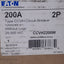 New Eaton CCV2200W Circuit Breaker 2-Pole, 200A 120/240VAC, CCV Frame, Bolt-On Mount