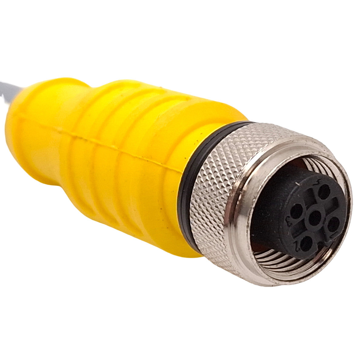 Used Lot of 3 Turck RKS 4.4T-6 Single-Ended Cordset, 250V 4A, M12 4-Pin Female, 3m