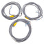 Used Lot of 3 Turck RKS 4.4T-6 Single-Ended Cordset, 250V 4A, M12 4-Pin Female, 3m