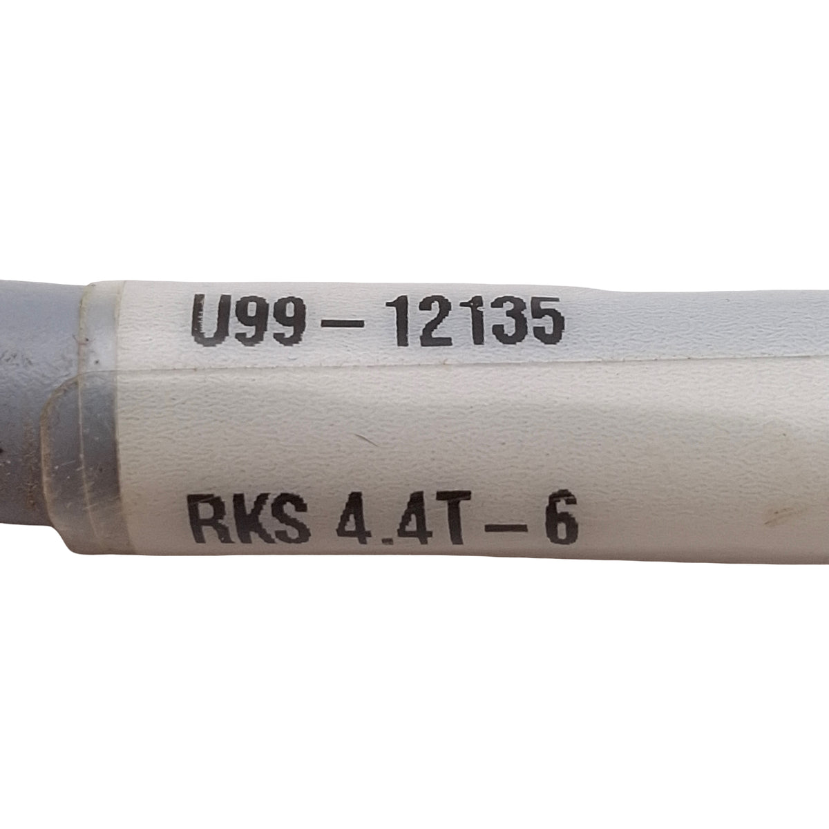 Used Lot of 2 Turck RKS 4.4T-6 Single-Ended Cordset, 250V 4A, M12 4-Pin Female, 5m