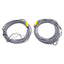 Used Lot of 2 Turck RKS 4.4T-6 Single-Ended Cordset, 250V 4A, M12 4-Pin Female, 5m
