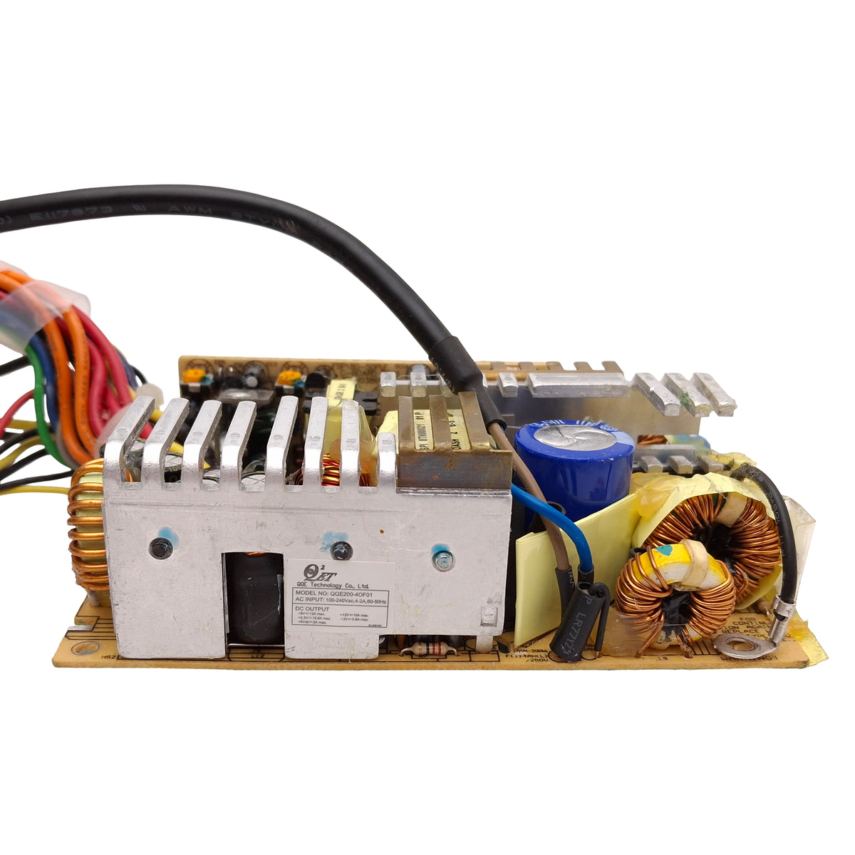 Used QQE Technology QQE200-4OF01 Power Supply, +5V/+3.3V/+5Vsp/+12V/-12V Output