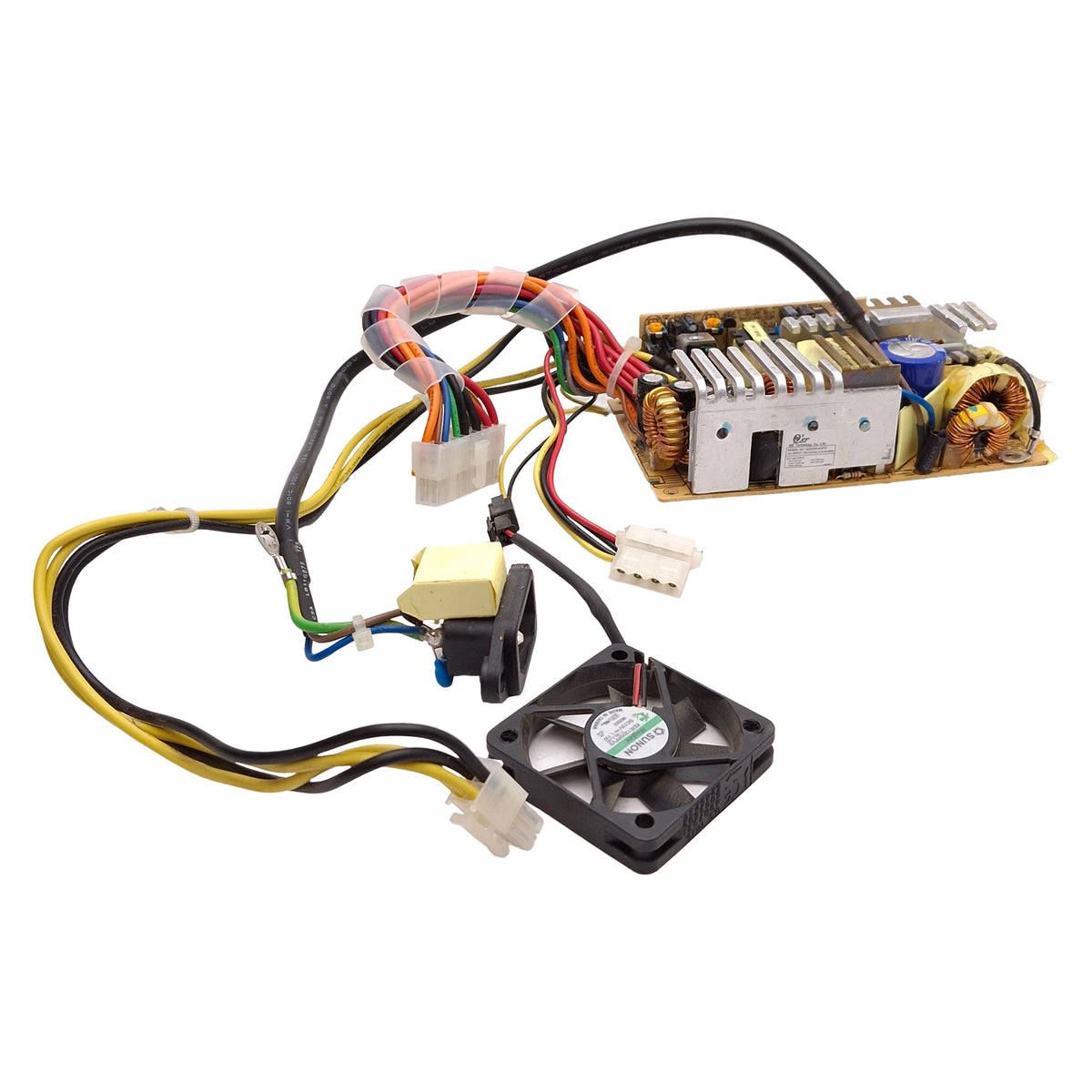 Used QQE Technology QQE200-4OF01 Power Supply, +5V/+3.3V/+5Vsp/+12V/-12V Output