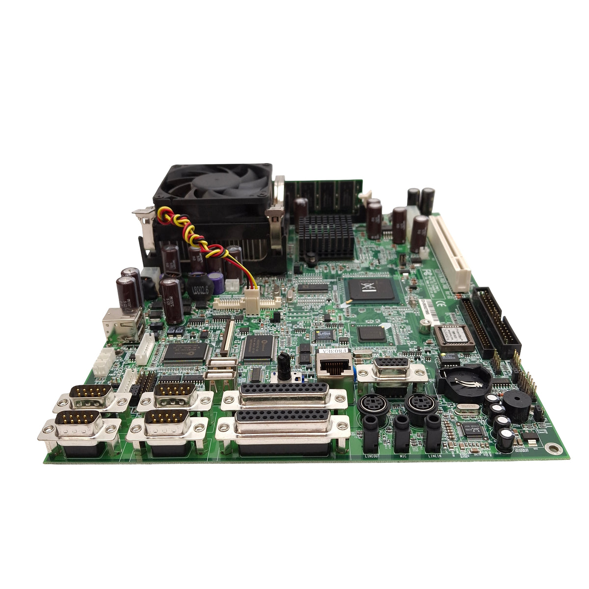 Used Protech Systems PROX-7400-G1A Industrial PC Board, Intel P4 2.4GHz, 1GB DDR1