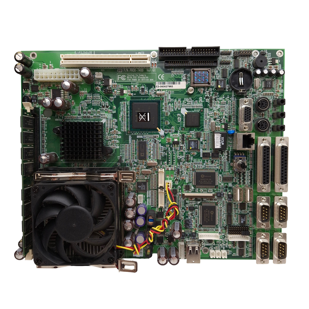 Used Protech Systems PROX-7400-G1A Industrial PC Board, Intel P4 2.4GHz, 1GB DDR1