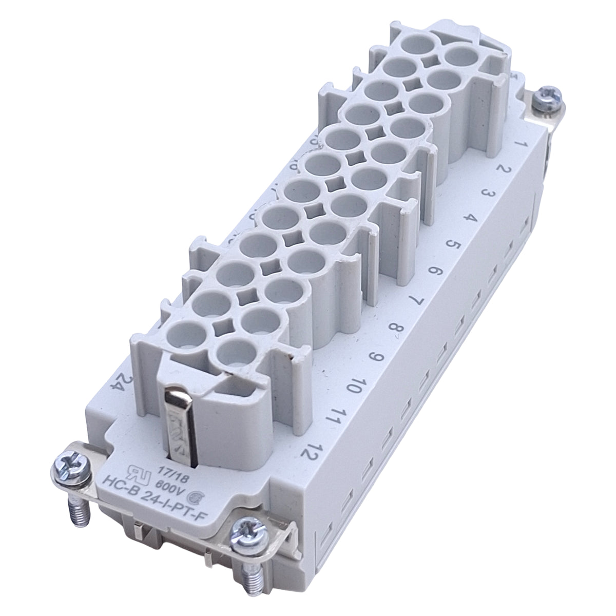 Used Phoenix Contact HC-B 24-I-PT-F Contact Insert 24-Position, Push-In Connectors