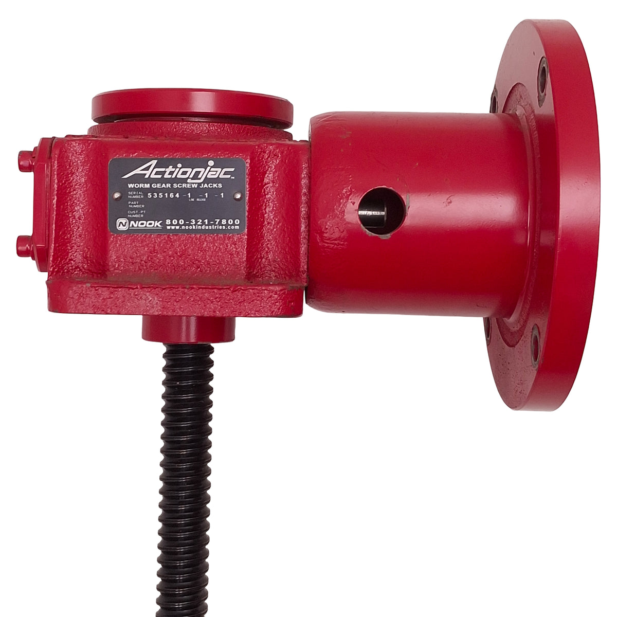 Used Actionjac 2.5-BSJ-IR 6:1/X05-1/000-2/FA/28/S Worm Gear Screw Jack *Ball Screw*.