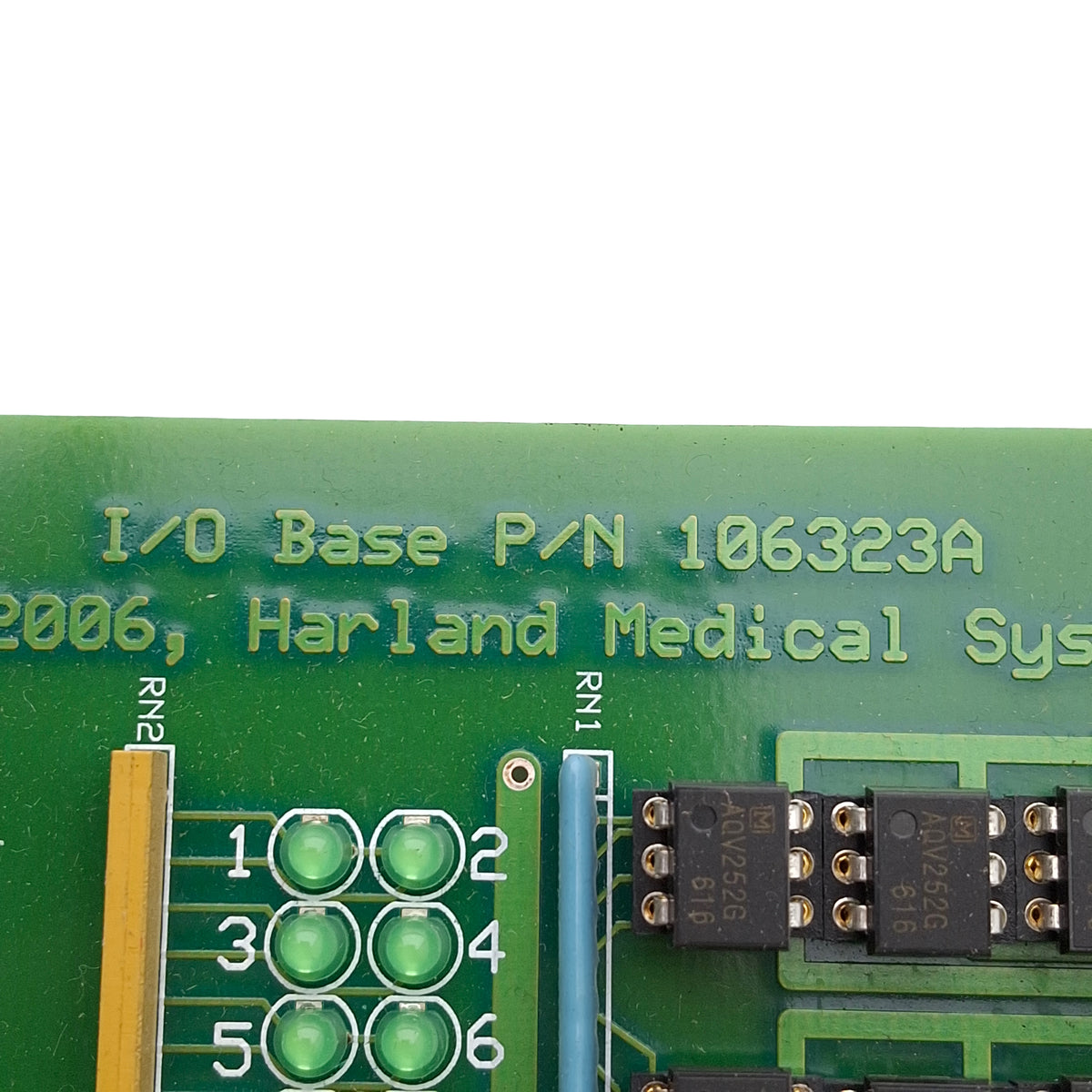 Used Harland Medical 106323A 107403A 102596E I/O Base G3 Controller Board & Ethernet