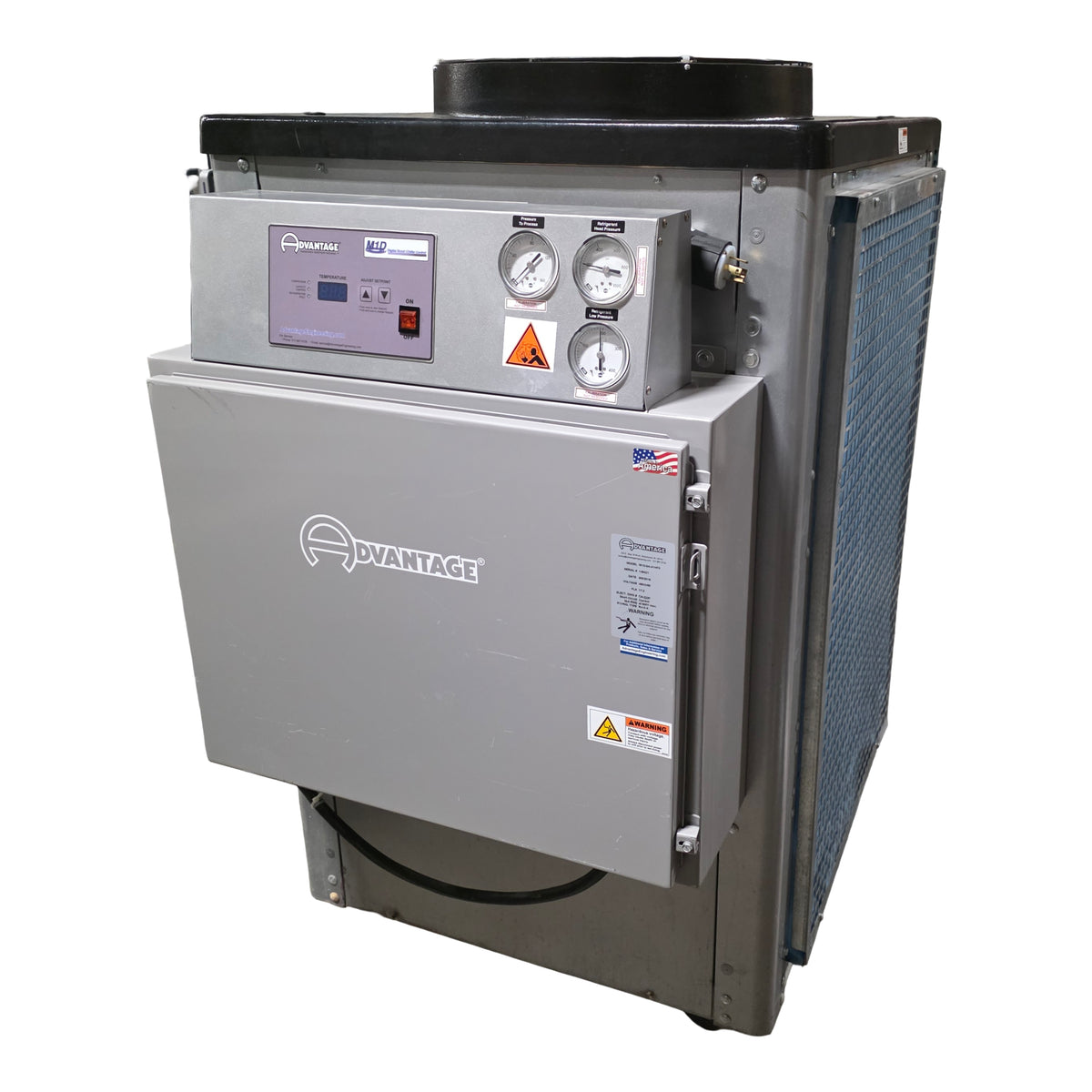 Used Advantage Engineering M1D-5A-41HFX Aircooled Portable Chiller 5 Ton 480VAC 17A