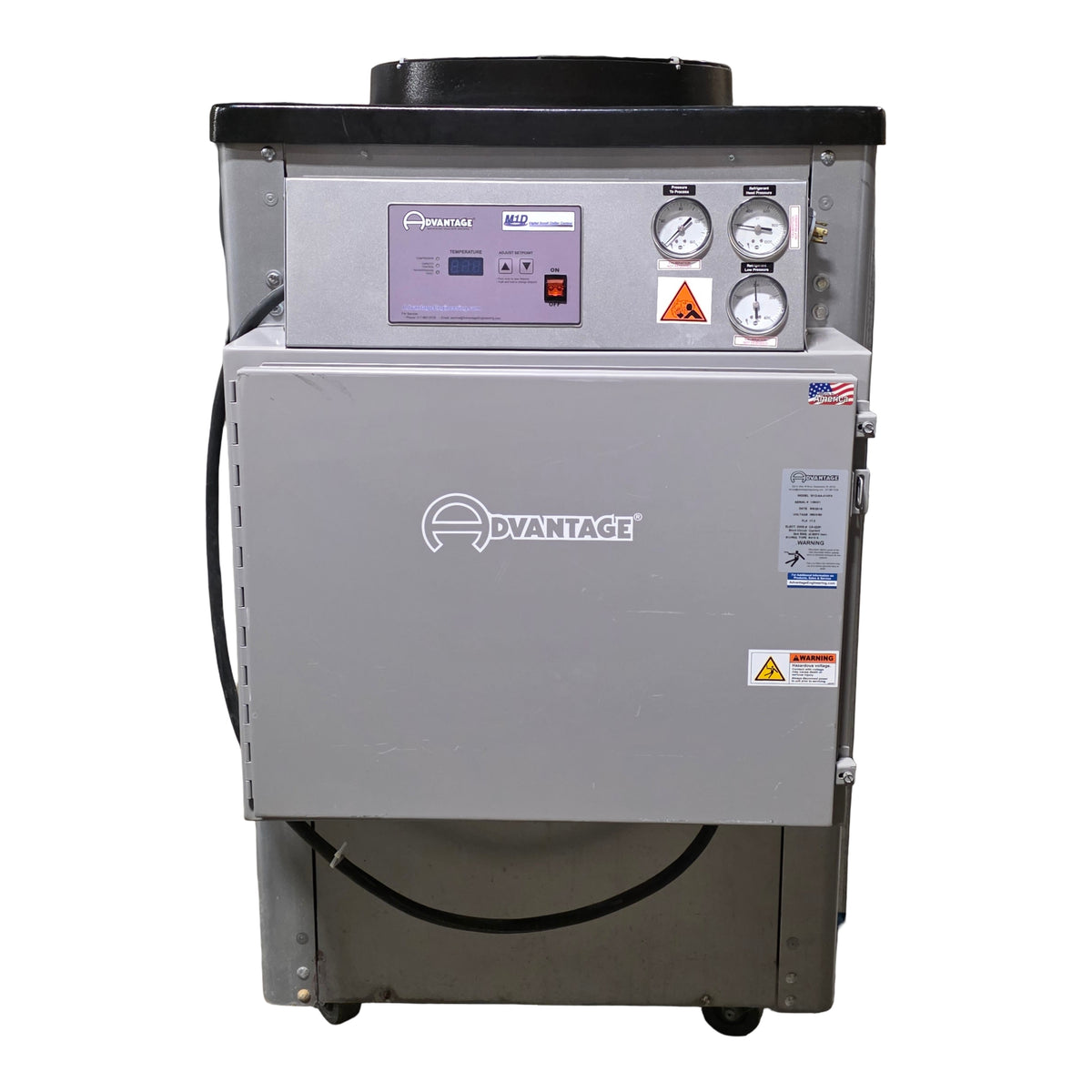 Used Advantage Engineering M1D-5A-41HFX Aircooled Portable Chiller 5 Ton 480VAC 17A