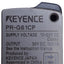 Used Keyence PR-G61CP Photoelectric Sensor PNP, 10-30VDC, 630nm, M8 4-Pin Connector