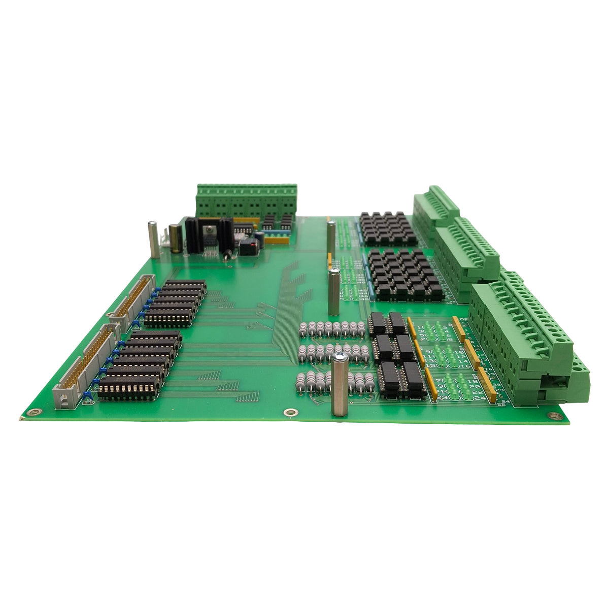Used Harland Medical Systems 106323A I/O Base, 56-Inputs, 48-Outputs, (2x) 50-Pin IDC