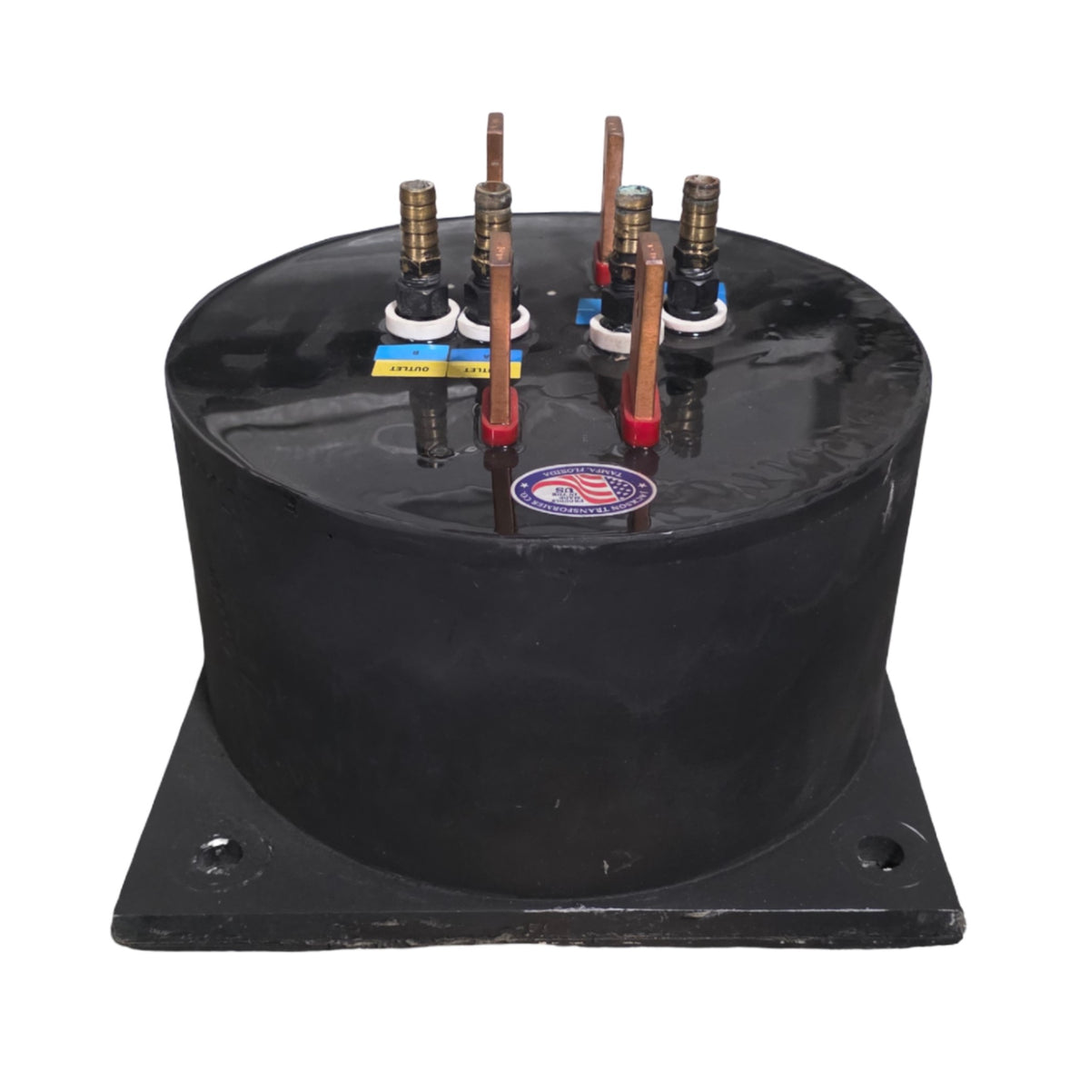 Used Jackson Transformer D451F Water Cooled DC Reactor 1mH, 100A, 360Hz