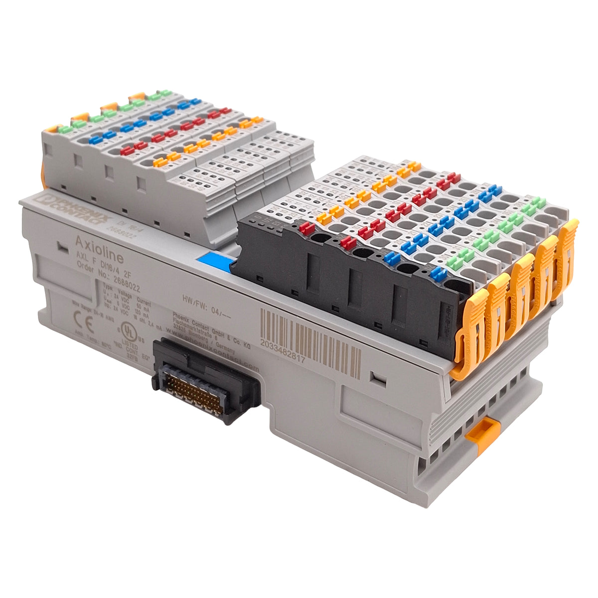 Used Phoenix Contact AXL F DI16/4 2F 2688022 Axioline F Digital Module 16-Input 24VDC