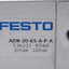 Used Festo ADN-20-65-A-P-A Compact Cylinder, ø20mm Bore, 65mm Stroke, 10bar, M5