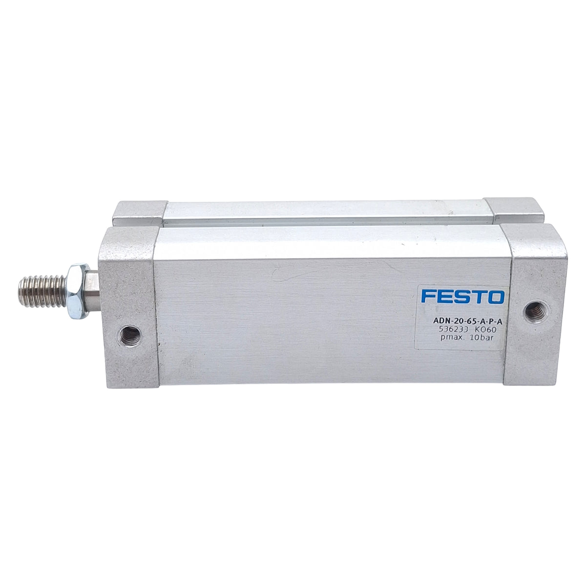 Used Festo ADN-20-65-A-P-A Compact Cylinder, ø20mm Bore, 65mm Stroke, 10bar, M5