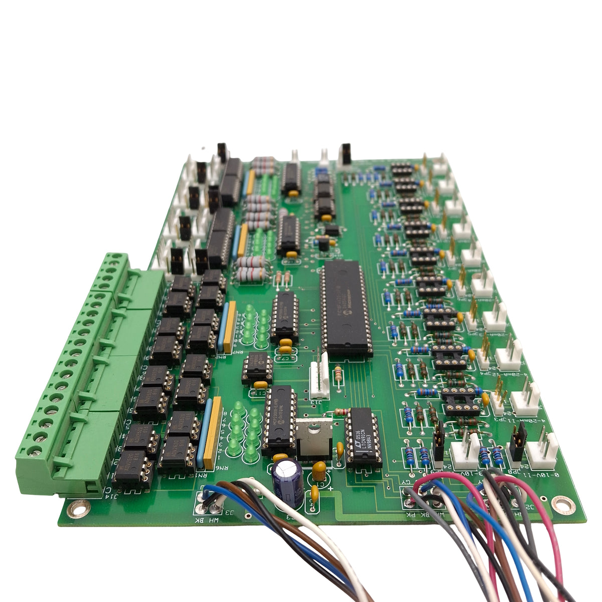 Used Harland Medical Systems 106442A Sensor Board, M12 6-Pin M & F, M12 4-Pin