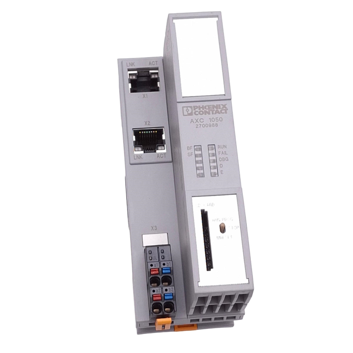Used Phoenix Contact 2700988 AXC 1050 Axiocontrol Controller for Axioline I/O, 24VDC