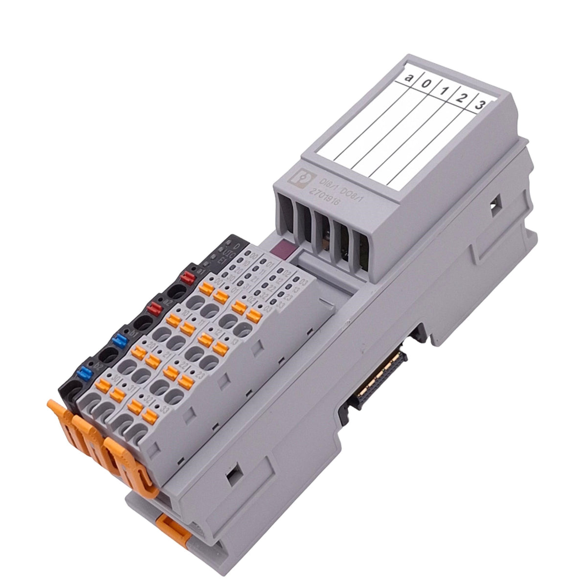 Used Phoenix Contact 2701916 AXL F DI8/1 DO8/1 1H Digital I/O Module, 8DI 8DO, 24VDC