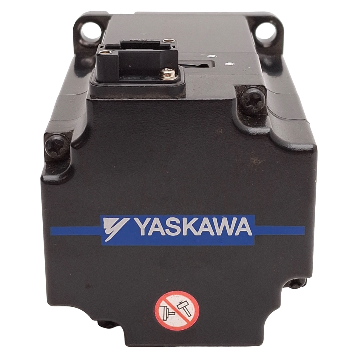 Used Yaskawa SGM7A-04A7D61 Sigma-7 AC Servo Motor, 400W, 3Ø 200VAC 250Hz, 60mm Flange