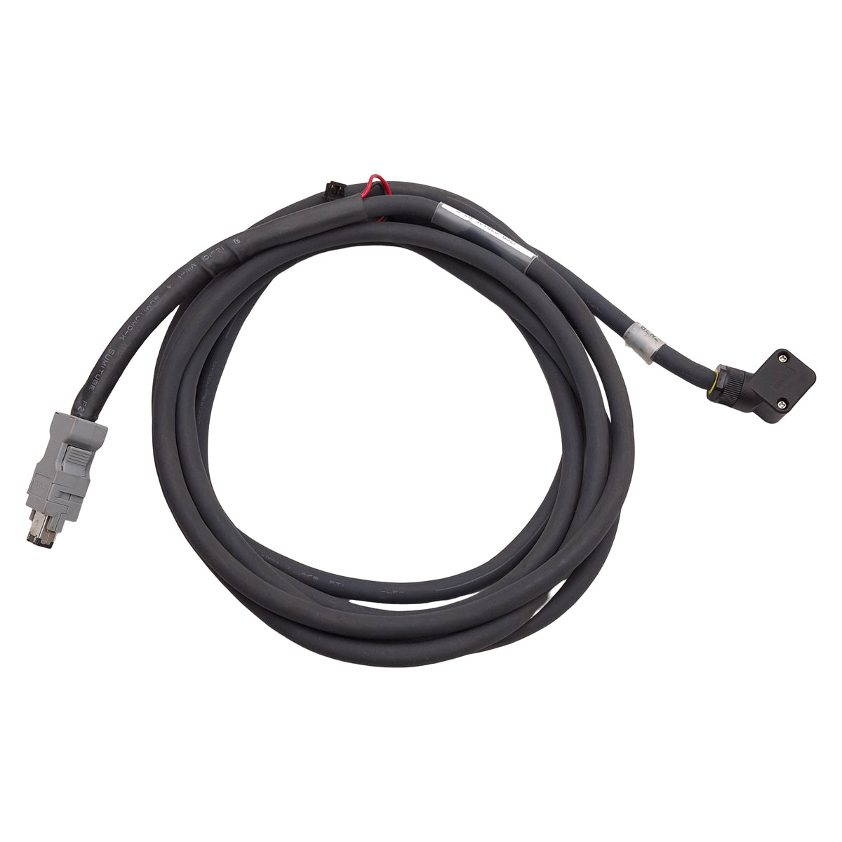 Used Yaskawa JZSP-C7PA2E-03-E Sigma-7 Servo Motor Encoder Feedback Cable, 3m