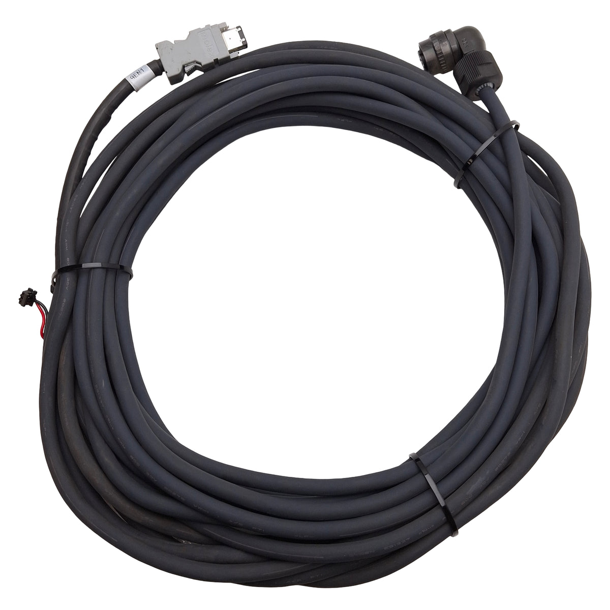 Used Yaskawa JZSP-CVP27-10-E Sigma-5/7 Servo Motor Encoder Feedback Cable, 10m