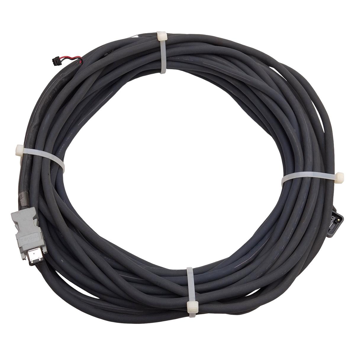 Used Yaskawa JZSP-C7PA2D-15-E Sigma-7 Servo Motor Encoder Feedback Cable, 15m
