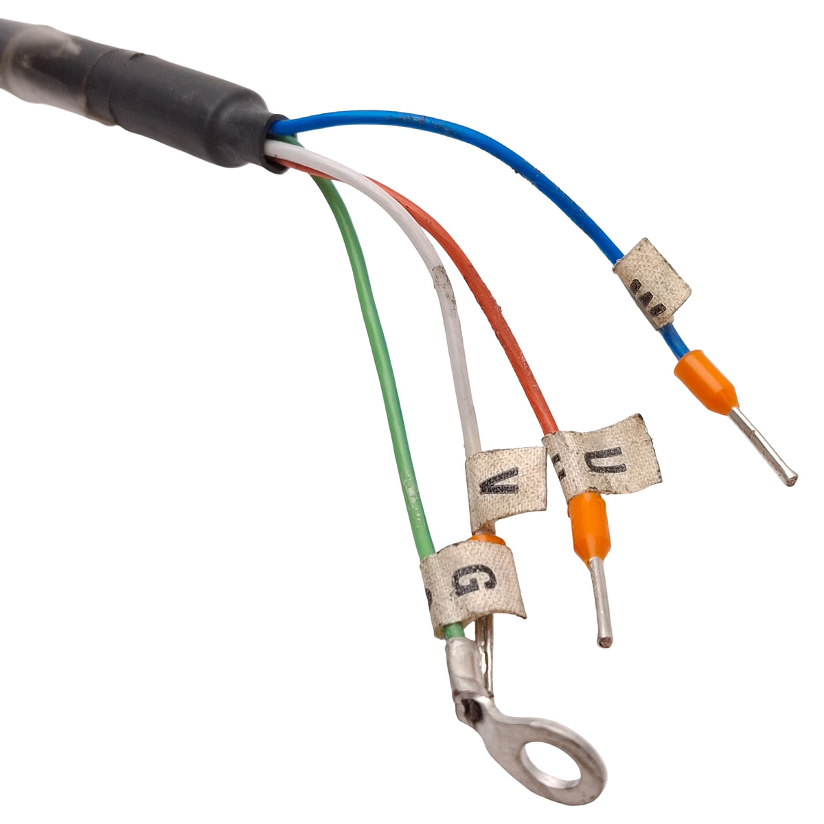 Used Yaskawa JZSP-C7M22F-15-E Sigma-7 Servo Motor Power Cable, SGM7J-02 to 06, 15m