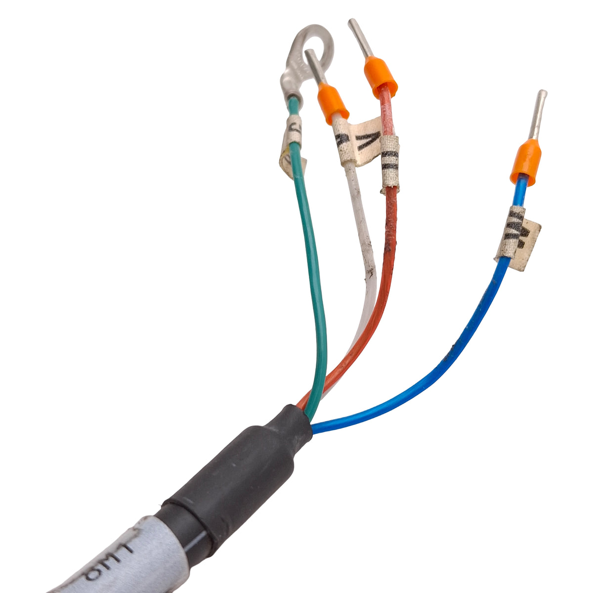 Used Yaskawa JZSP-C7M22F-15-E Sigma-7 Servo Motor Power Cable, SGM7J-02 to 06, 15m