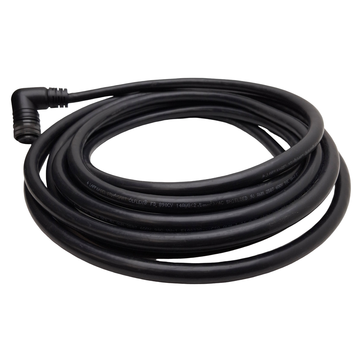 Used Yaskawa JZSP-UVA502-7.5-E Sigma-7 Servo Motor Power Cable, 2.5kW, 7.5m