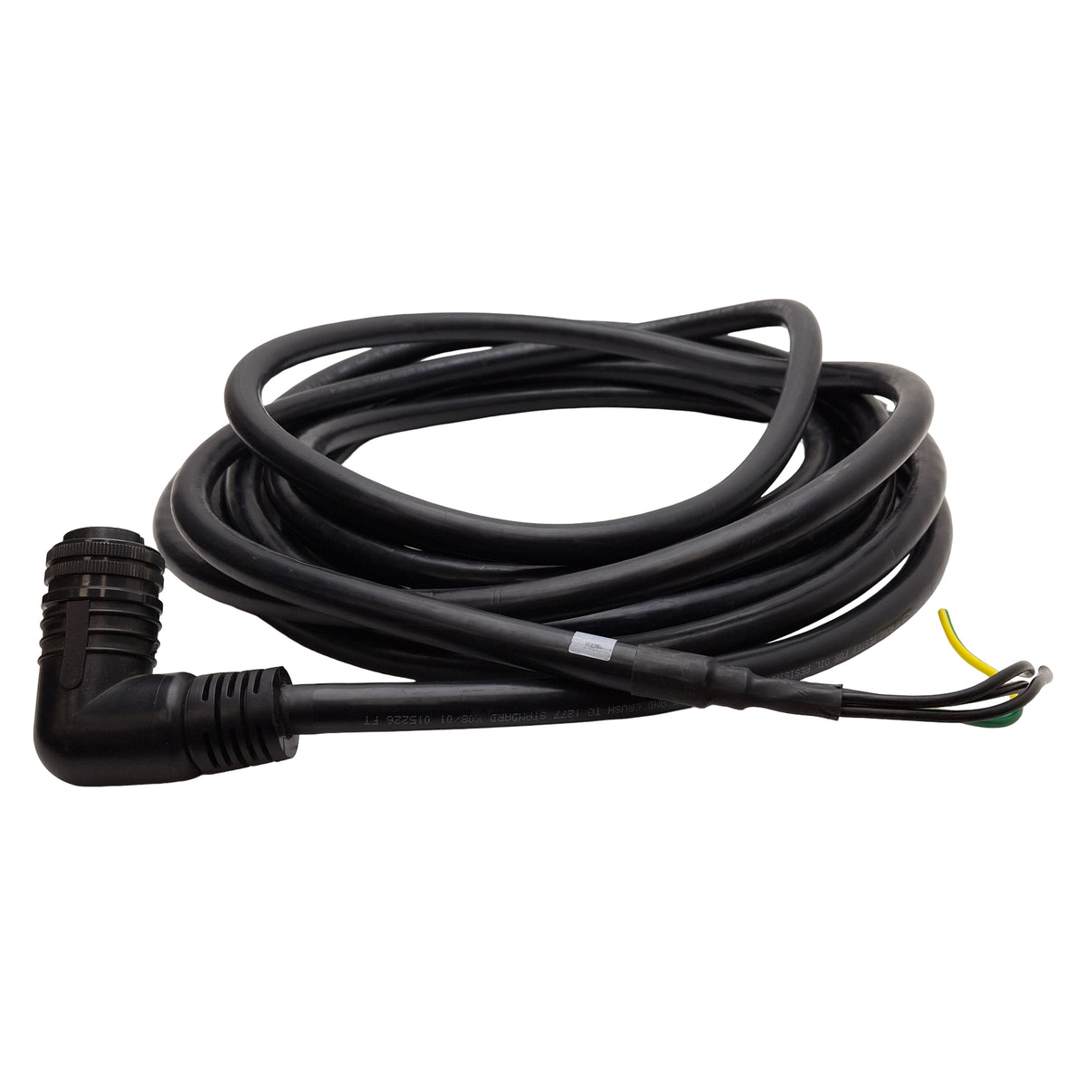 Used Yaskawa JZSP-UVA502-7.5-E Sigma-7 Servo Motor Power Cable, 2.5kW, 7.5m